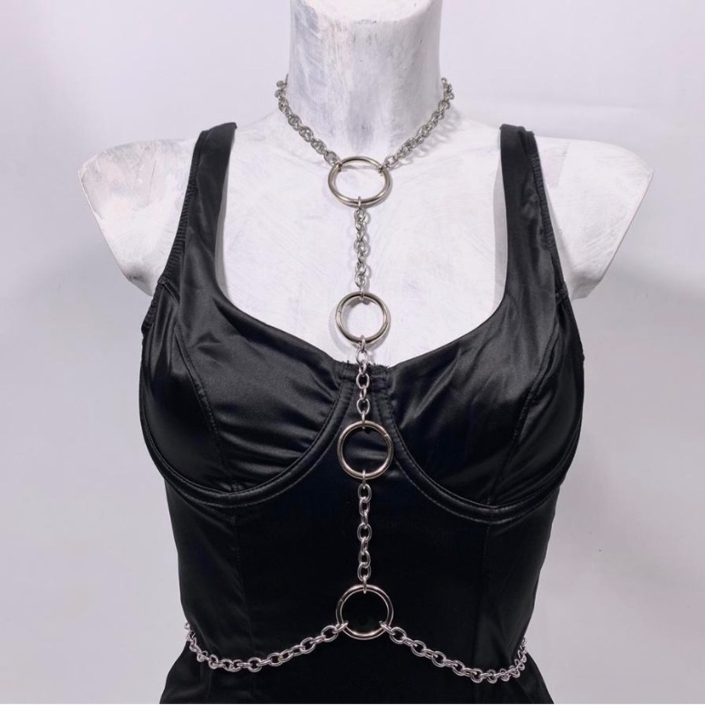 Goth O-ring harness/waist belt